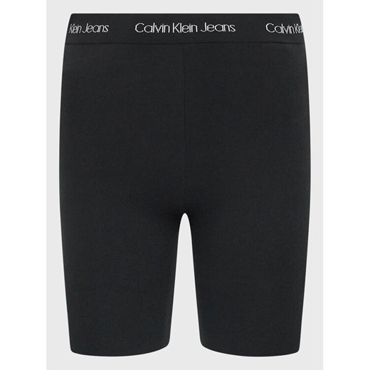Calvin Klein Jeans Szorty sportowe J20J219637 Czarny Slim Fit XS wyprzedaż MODIVO