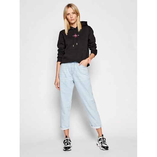 Calvin Klein Jeans Bluza Esstetials J20J215486 Czarny Regular Fit S MODIVO okazja