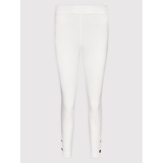 Rinascimento Spodnie materiałowe CFC0108705003 Biały Slim Fit Rinascimento M promocja MODIVO