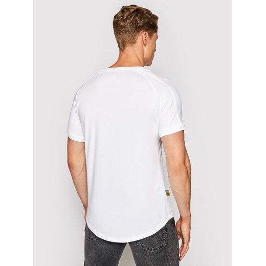 La Manuel T-Shirt Platinium Tee Classic Biały Slim Fit La Manuel XL wyprzedaż MODIVO