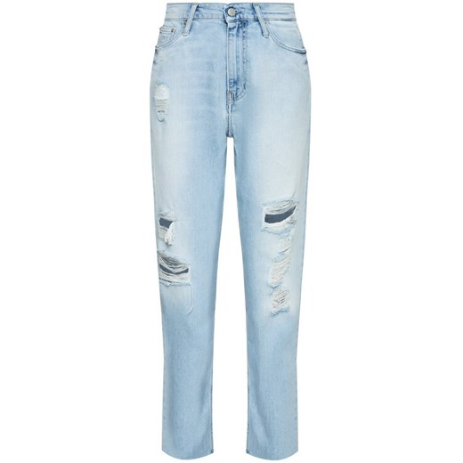 Calvin Klein Jeans Jeansy J20J217150 Niebieski Mom Fit 34 wyprzedaż MODIVO