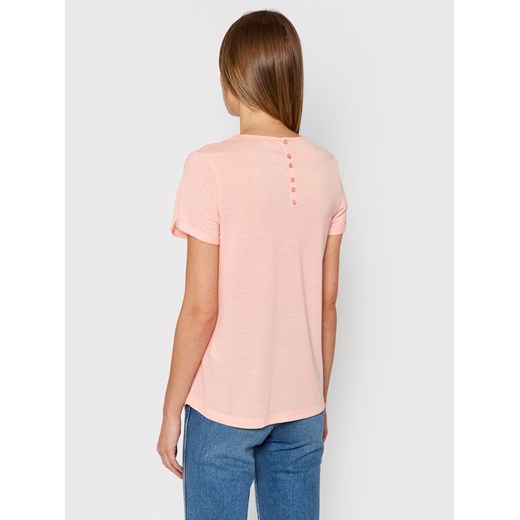 Roxy T-Shirt ERJZT05266 Różowy Regular Fit XS MODIVO okazja