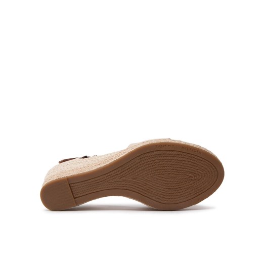 Tommy Hilfiger Espadryle Basic Open Toe Mid Wedge FW0FW04785 Beżowy Tommy Hilfiger 38 okazja MODIVO