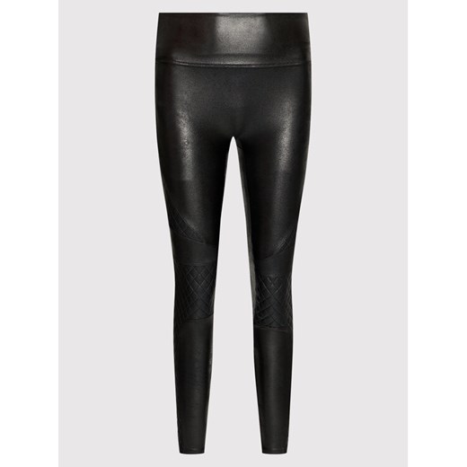 SPANX Legginsy Faux Leather Quilted 20248R Czarny Slim Fit Spanx XL okazja MODIVO