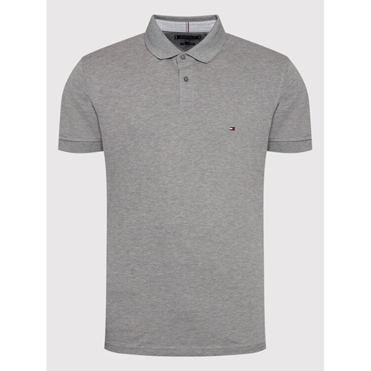 Tommy Hilfiger Polo 1985 MW0MW17770 Szary Regular Fit Tommy Hilfiger S promocja MODIVO