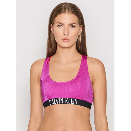Calvin Klein Swimwear Góra od bikini KW0KW01459 Różowy XS wyprzedaż MODIVO