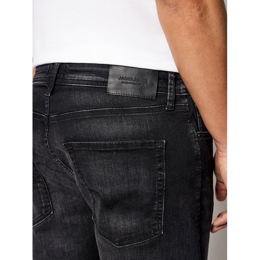 Jack&Jones Szorty jeansowe Jjrick Jjorg 12170318 Czarny Regular Fit M promocja MODIVO