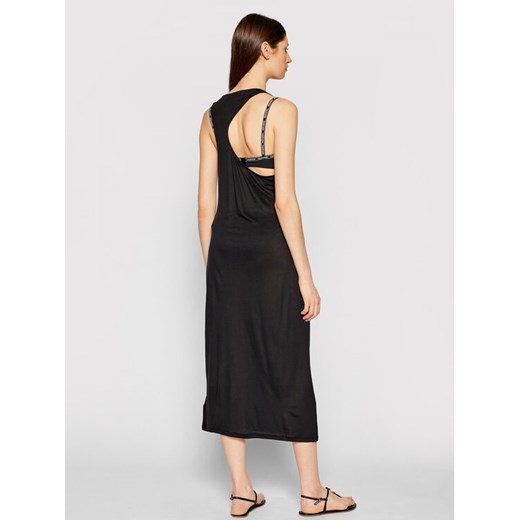 Calvin Klein Swimwear Sukienka plażowa KW0KW01355 Czarny Regular Fit XS MODIVO wyprzedaż