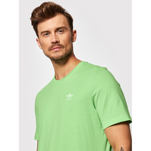 adidas T-Shirt adicolor Essentials Trefoil H34633 Zielony Regular Fit S wyprzedaż MODIVO
