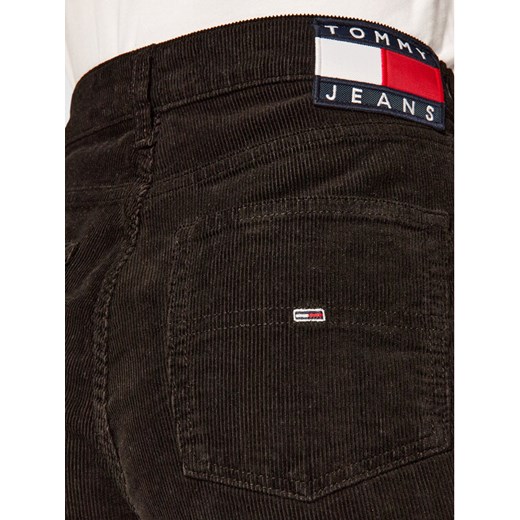 Tommy Jeans Spodnie materiałowe Harper DW0DW09186 Czarny Straight Fit Tommy Jeans 27_32 wyprzedaż MODIVO