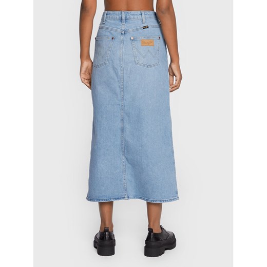 Wrangler Spódnica jeansowa Rhea W24L58Z19 Niebieski Mom Fit Wrangler S MODIVO promocja