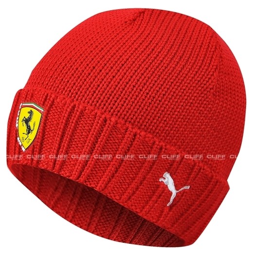 CZAPKA PUMA FERRARI SF BEANIE cliffsport-pl pomaranczowy akryl