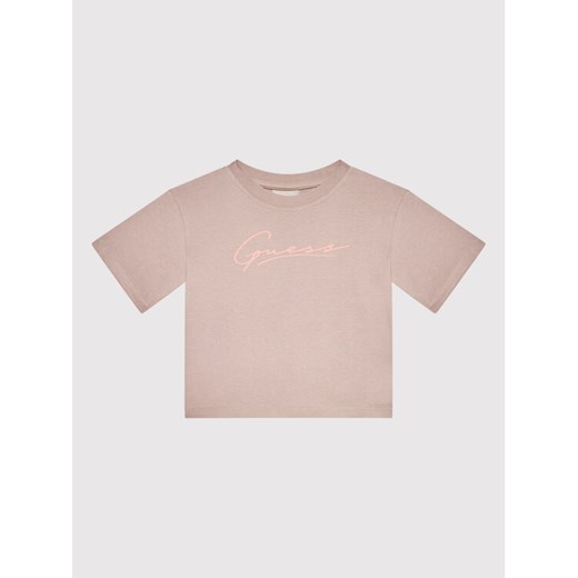 Guess T-Shirt J2RI38 I3Z11 Fioletowy Relaxed Fit Guess 4Y promocja MODIVO