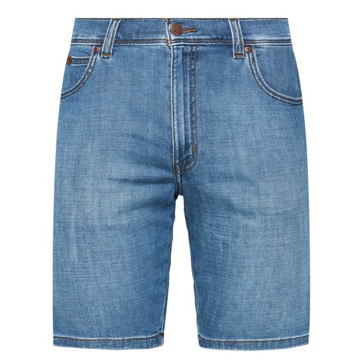 Wrangler Szorty jeansowe Texas W11CQ187W Niebieski Slim Fit Wrangler 30 promocyjna cena MODIVO