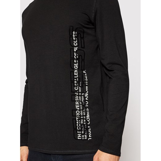 Guess Longsleeve M1BI36 J1311 Czarny Slim Fit Guess S wyprzedaż MODIVO