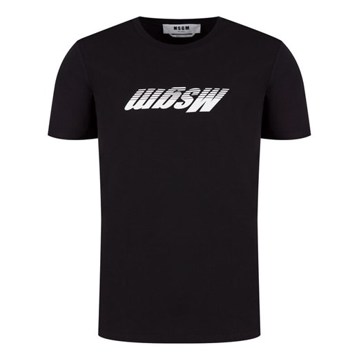 MSGM T-Shirt 2840MM109 207098 Czarny Regular Fit L okazja MODIVO