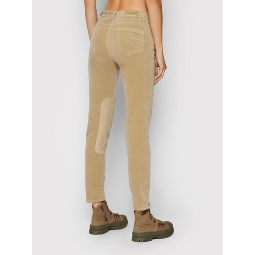 Aeronautica Militare Spodnie materiałowe 212PA1465DCT2359 Beżowy Skinny Fit Aeronautica Militare 44 okazyjna cena MODIVO