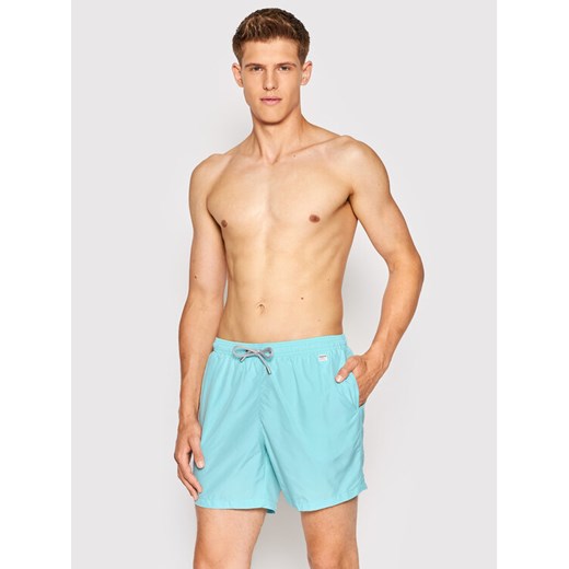 MC2 Saint Barth Szorty kąpielowe Lighting Pantone LIG0004 00812B Niebieski Mc2 Saint Barth M promocja MODIVO
