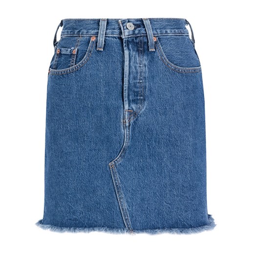 Levi's® Spódnica jeansowa Deconstructed 77882-0009 Granatowy Skinny Fit 25 okazja MODIVO
