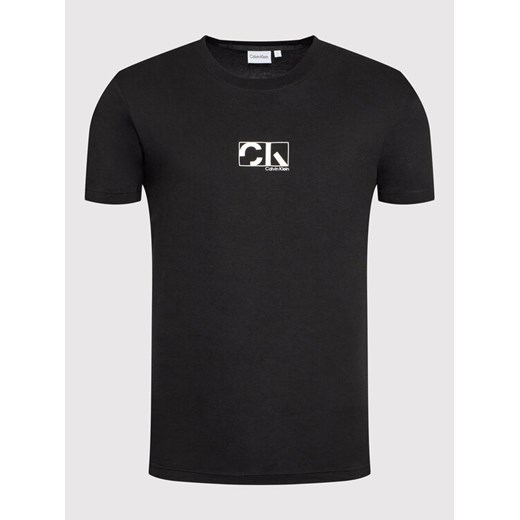 Calvin Klein T-Shirt Graphic Box Logo K10K109799 Czarny Regular Fit Calvin Klein XXL promocja MODIVO