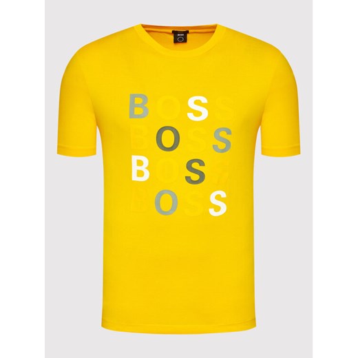 Boss T-Shirt Tessler 171 50462552 Żółty Slim Fit L promocyjna cena MODIVO