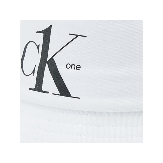 Calvin Klein Swimwear Kapelusz Bucket KU0KU00095 Biały uniwersalny okazyjna cena MODIVO