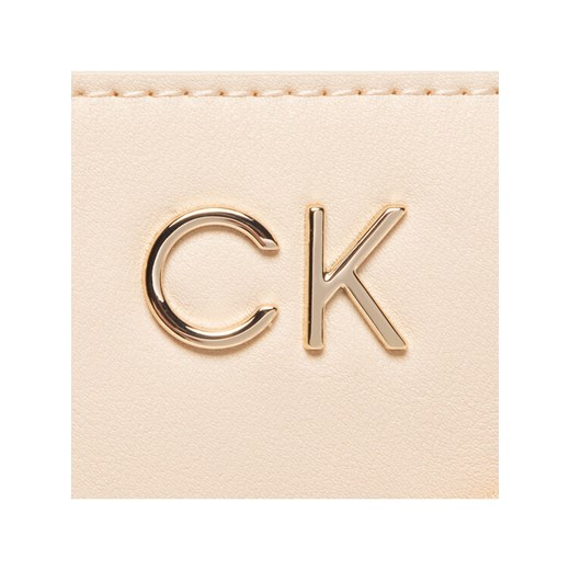 Calvin Klein Torebka Re-Lock Ew Crossbody W Chain K60K609115 Beżowy Calvin Klein uniwersalny promocyjna cena MODIVO