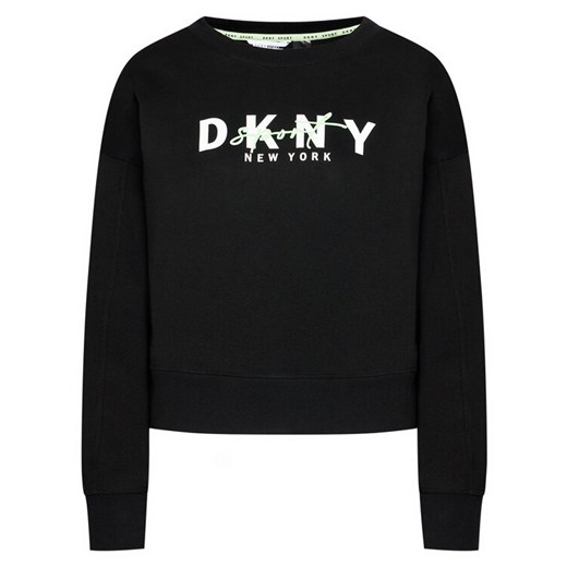 DKNY Sport Bluza DP0T7848 Czarny Loose Fit L wyprzedaż MODIVO