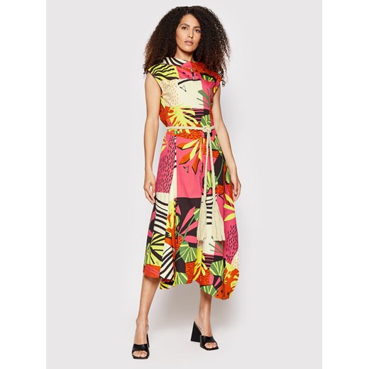 TWINSET Sukienka codzienna 221AT2620 Kolorowy Relaxed Fit Twinset S wyprzedaż MODIVO