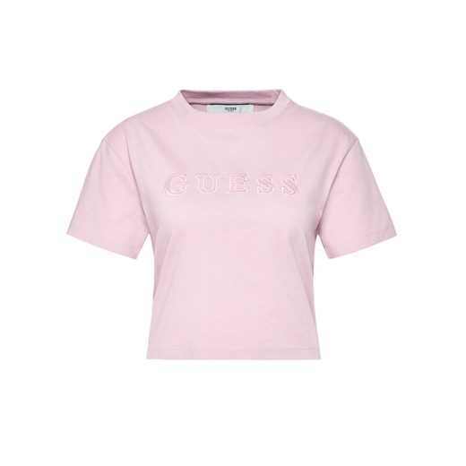 Guess T-Shirt Alexia O1GA06 K8HM0 Różowy Regular Fit Guess XL okazja MODIVO