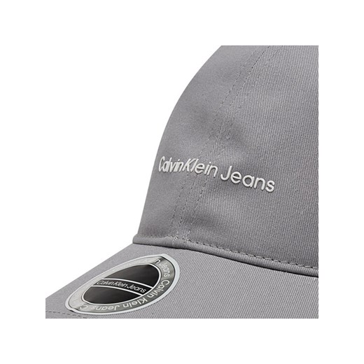Calvin Klein Jeans Czapka z daszkiem Institutional Tpu Cap K50K508135 Szary uniwersalny wyprzedaż MODIVO