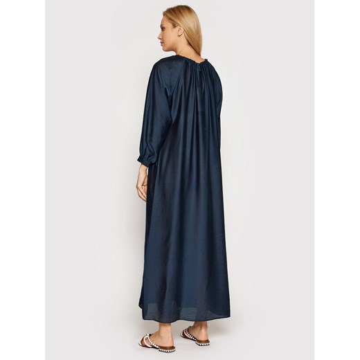 Max Mara Beachwear Sukienka plażowa Armenia 32210118 Granatowy Relaxed Fit 40 MODIVO okazja