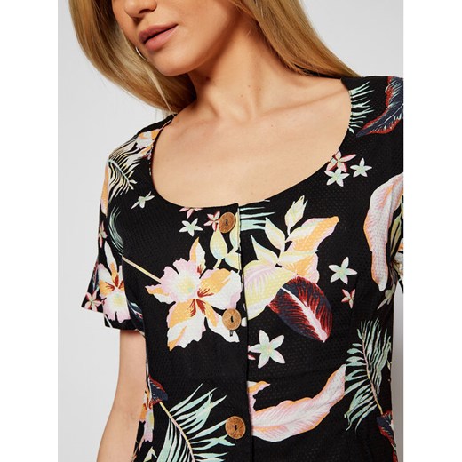 Roxy Sukienka letnia All Eyes On Love ERJWD03556 Czarny Regular Fit XS promocja MODIVO