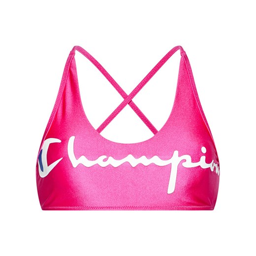 Champion Góra od bikini Cross Back Script Logo 113028 Różowy Champion XS okazyjna cena MODIVO