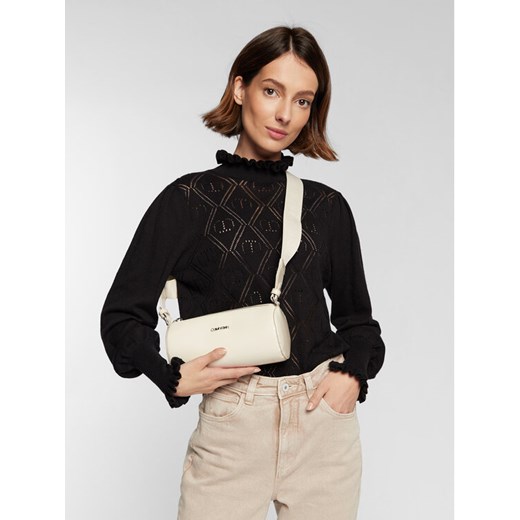 Calvin Klein Torebka Ck Must Cylinder Crossbody Saff K60K609890 Beżowy Calvin Klein uniwersalny okazja MODIVO