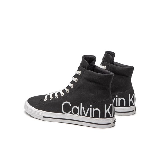 Calvin Klein Jeans Sneakersy Retro Vulcanized YM0YM00308 Czarny 43 promocyjna cena MODIVO