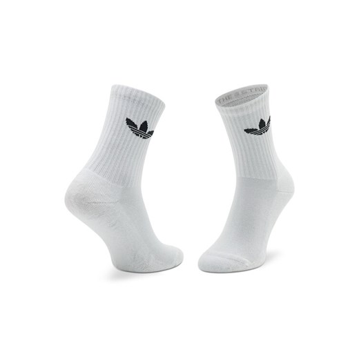 adidas Skarpety wysokie unisex Cus Tre Crw Sck HB5881 Biały 37_39 MODIVO