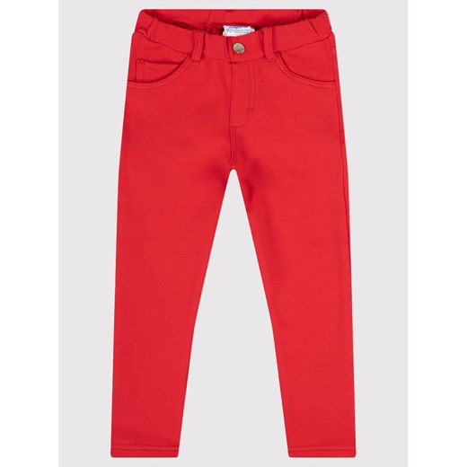 Mayoral Spodnie materiałowe 560 Czerwony Super Skinny Fit ze sklepu MODIVO w kategorii Spodnie chłopięce - zdjęcie 150395594