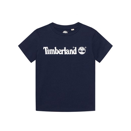 Timberland T-Shirt T25P22 D Granatowy Regular Fit Timberland 16Y MODIVO wyprzedaż