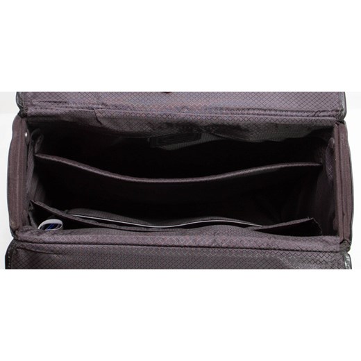MCKLEIN Sheridan 84665 ekskluzywna walizka skórzana na laptopa 17", podróżna z dopinanym wózkiem skorzana-com czarny torba