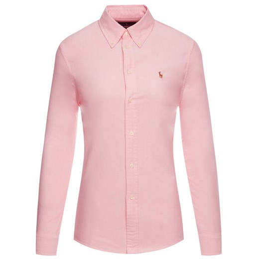 Polo Ralph Lauren Koszula Washed Oxford 211743355 Różowy Slim Fit Polo Ralph Lauren XL promocyjna cena MODIVO