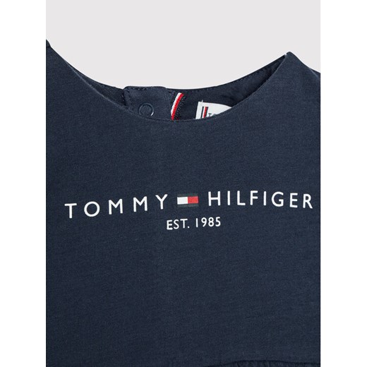 Tommy Hilfiger Sukienka codzienna Essential KN0KN01437 Granatowy Regular Fit Tommy Hilfiger 86 okazja MODIVO