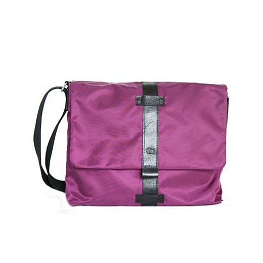 DAAG Zoom 2 fioletowa torba z kieszenią na tablet skorzana-com fioletowy łatki