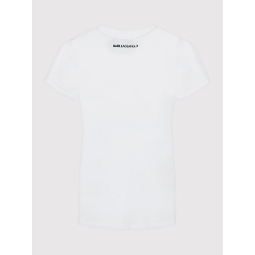 KARL LAGERFELD T-Shirt Z15351 M Biały Regular Fit Karl Lagerfeld 4Y promocja MODIVO