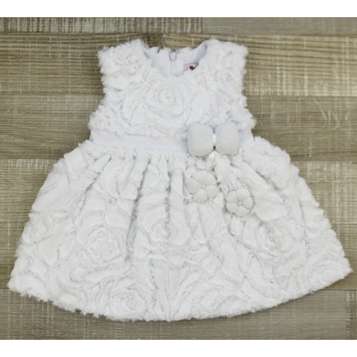 suknia do chrztu Lilka balumi-com-pl bialy bawełniane