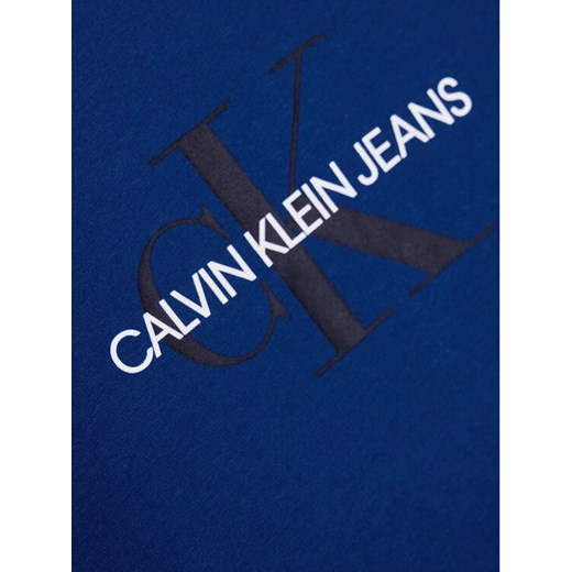 Calvin Klein Jeans T-Shirt Monogram Logo IU0IU00068 Granatowy Regular Fit 10Y okazja MODIVO