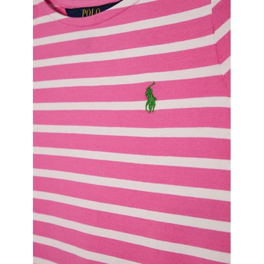Polo Ralph Lauren Sukienka codzienna Stripe Knit 311784200 Różowy Regular Fit Polo Ralph Lauren 92 promocyjna cena MODIVO