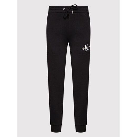 Calvin Klein Jeans Spodnie dresowe J20J218971 Czarny Slim Fit XS okazyjna cena MODIVO