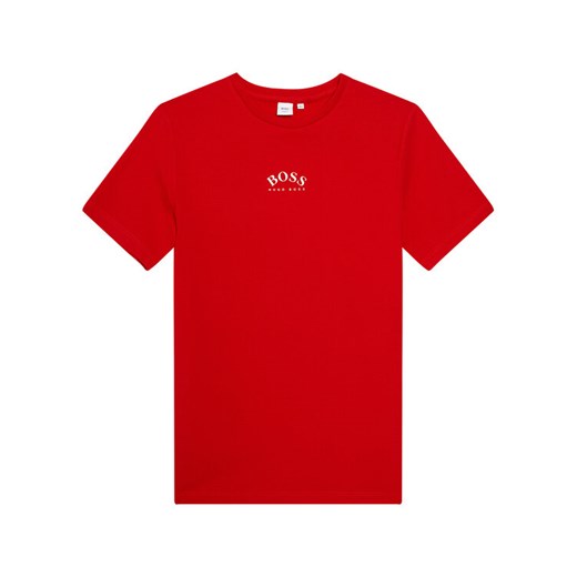 Boss T-Shirt J25G99 S Czerwony Slim Fit 8Y promocja MODIVO