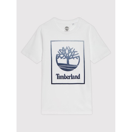 Timberland T-Shirt T25S83 D Biały Regular Fit Timberland 14Y okazja MODIVO